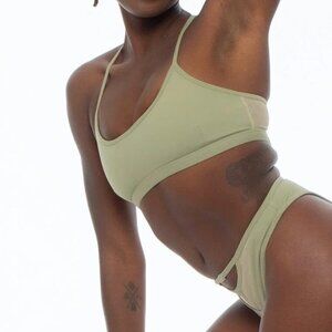 EUC Nona Perkasa Zara Top - Sage Green, Size S